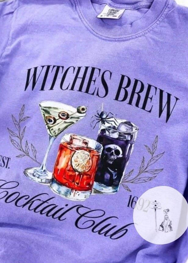 Witches Brew Graphic Tee graphic tee Poet Street Boutique 