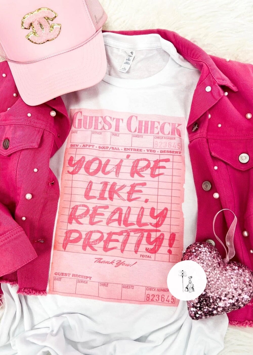 You’re Like Really Pretty Graphic Tee graphic tee Poet Street Boutique 