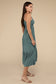 Zenana Woven Sweetheart Neckline Midi Dress sweetheart cami tiered dress ZENANA 