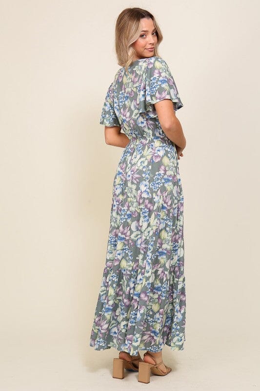 Arya Floral Maxi Dress Floral maxi dress TIMING 