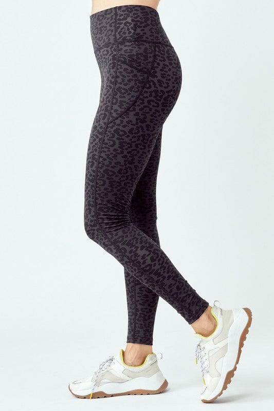 Black Leopard Leggings OTOS Active 