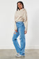 Distressed Wide Leg Jeans Vibrant M.i.U 