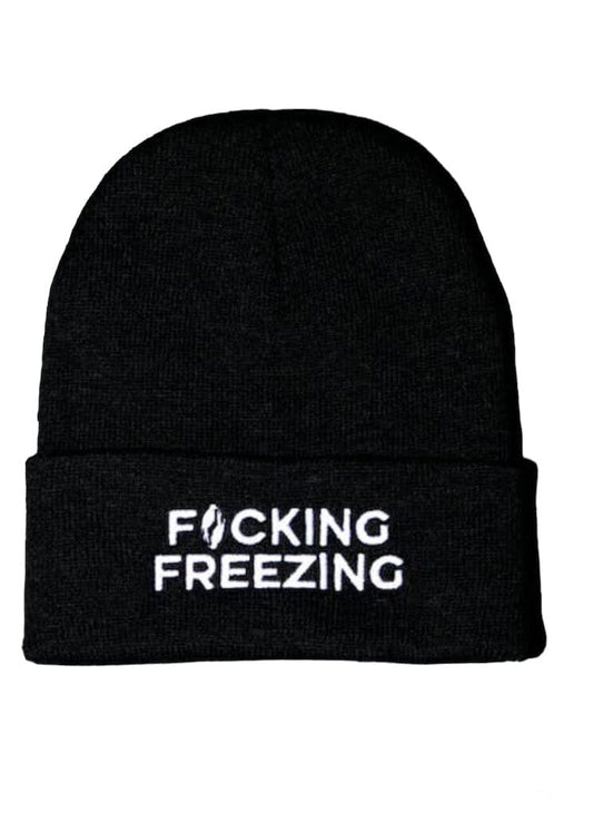 F*cking Freezing Beanie Beanie Poet Street Boutique Heather Black 