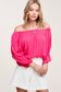 Jenna Off Shoulder Top off shoulder top Poet Street Boutique 