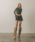 Oasis Society Out West - Knee-High Fringe Boots KKE Originals 