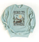 Road to Nowhere Graphic Sweatshirt graphic print sweatshirt Poet street Heather Dusty Blue S 