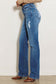 Vibrant M.I.U High Rise Subtle Distressed Straight Jeans straight jeans Vibrant M.i.U 