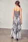 Volcano Sky Tie Dye Cami Maxi Dress maxi dress Mustard Seed 