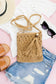 Woven Straw Tassel Crossbody Bag cross body Aili's Corner 